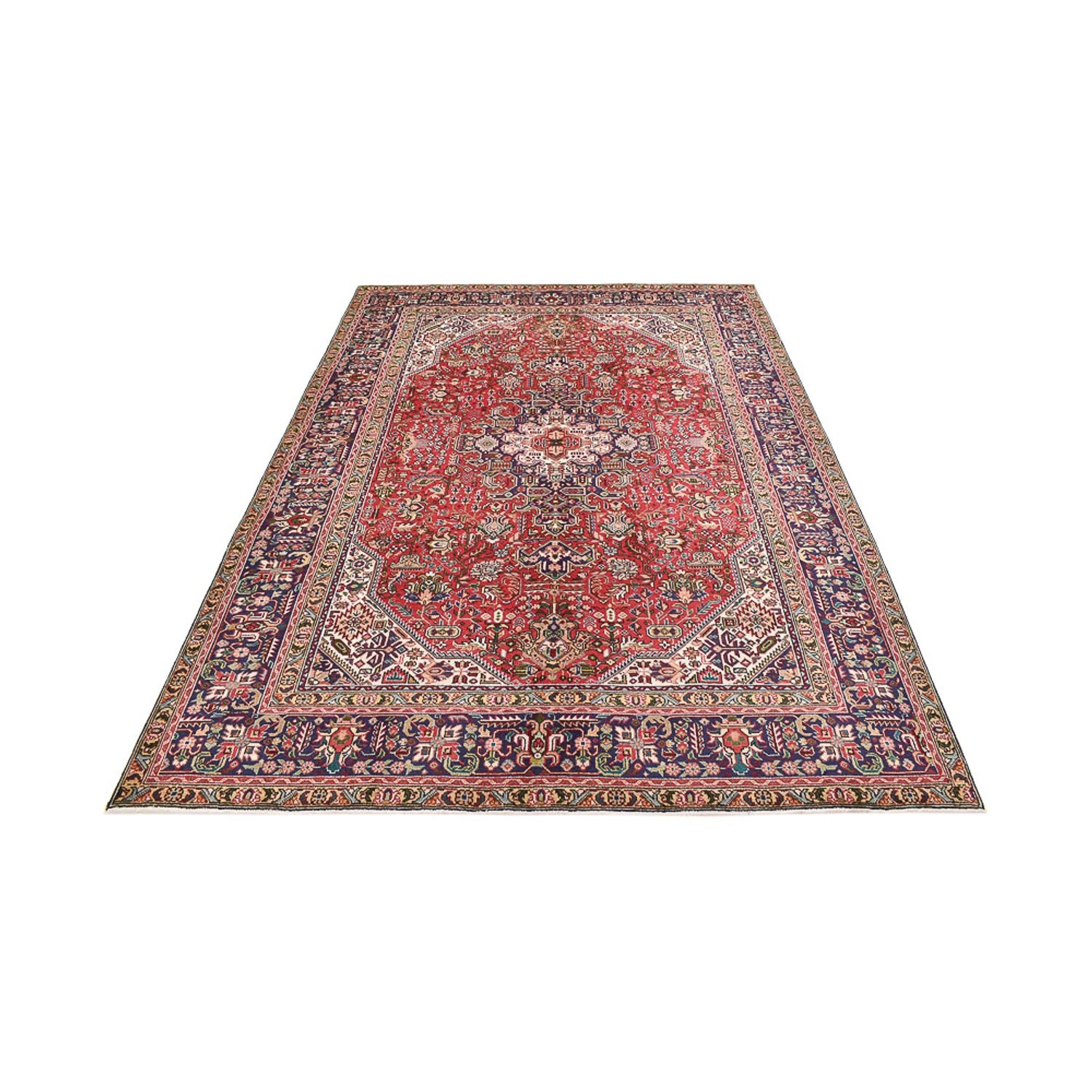 Alfombra persa - Tabriz - 290 x 200 cm - rojo