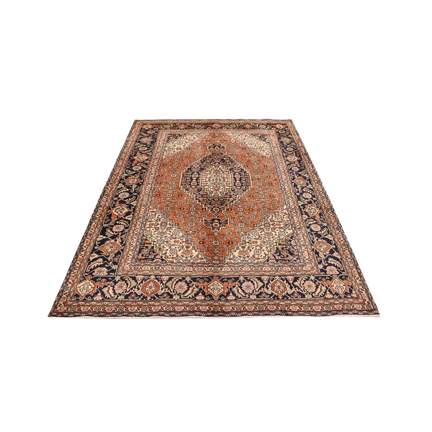 Alfombra persa - Tabriz - 270 x 193 cm - rojo claro