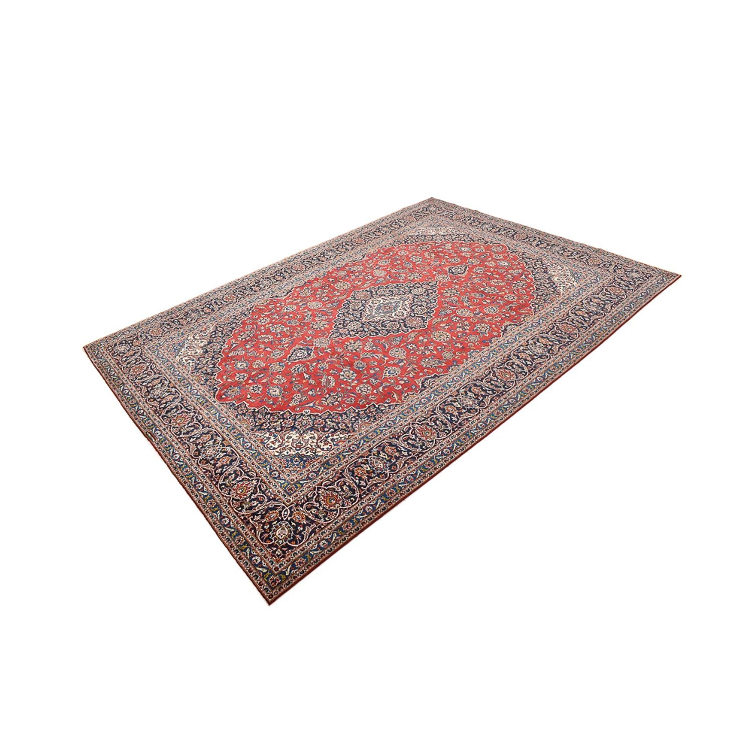 Alfombra persa - Keshan - 397 x 297 cm - rojo