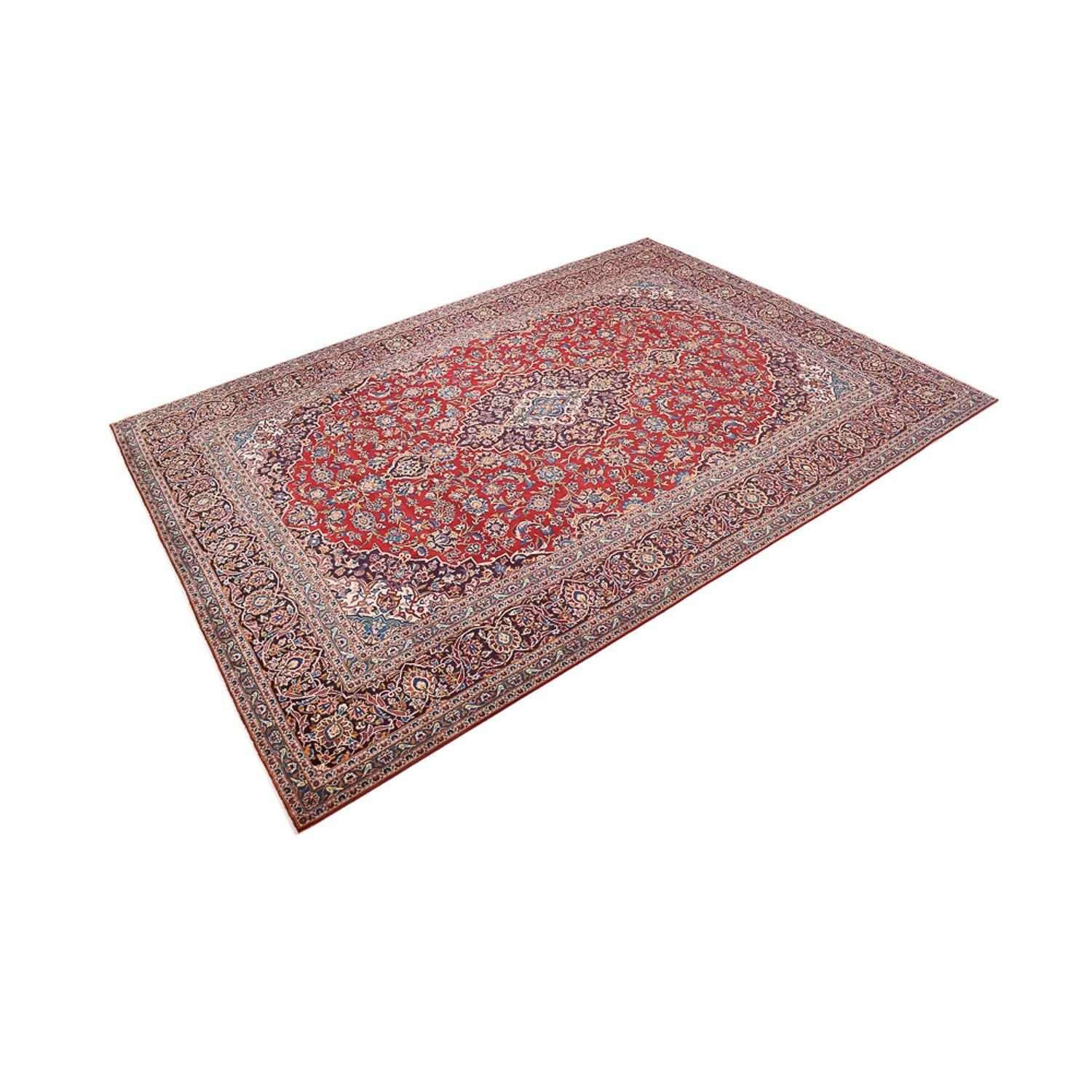 Alfombra persa - Keshan - 430 x 310 cm - rojo