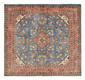 Alfombra persa - Nómada cuadrado  - 200 x 207 cm - azul
