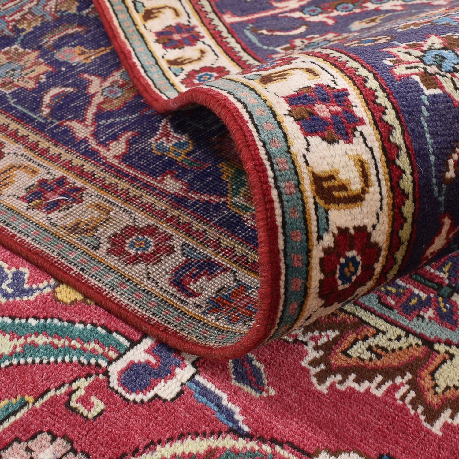 Alfombra persa - Tabriz forma especial  - 348 x 307 cm - rojo