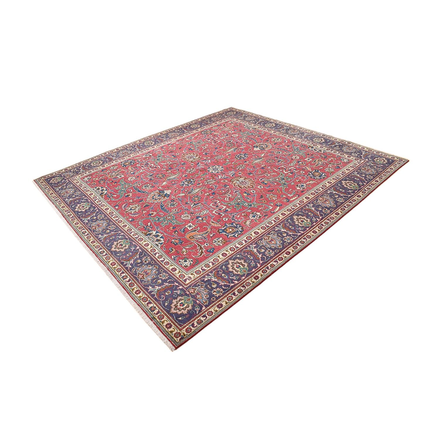 Alfombra persa - Tabriz forma especial  - 348 x 307 cm - rojo