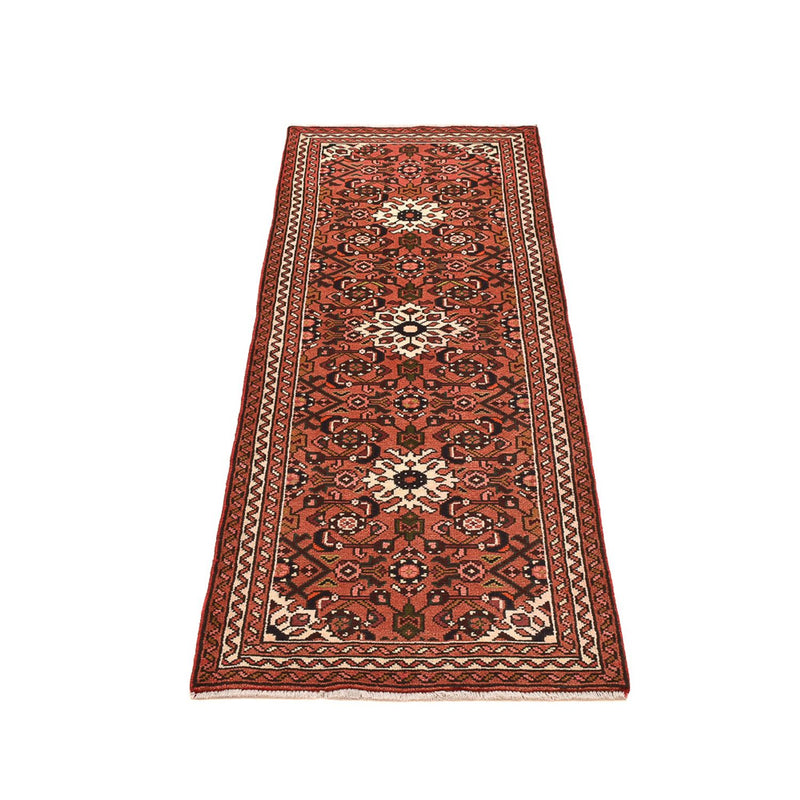 Alfombra de pasillo Alfombra persa - Nómada - 190 x 69 cm - rojo oscuro