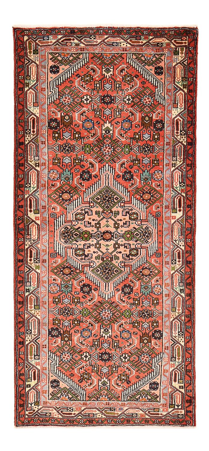 Alfombra de pasillo Alfombra persa - Nómada - 202 x 92 cm - rojo claro