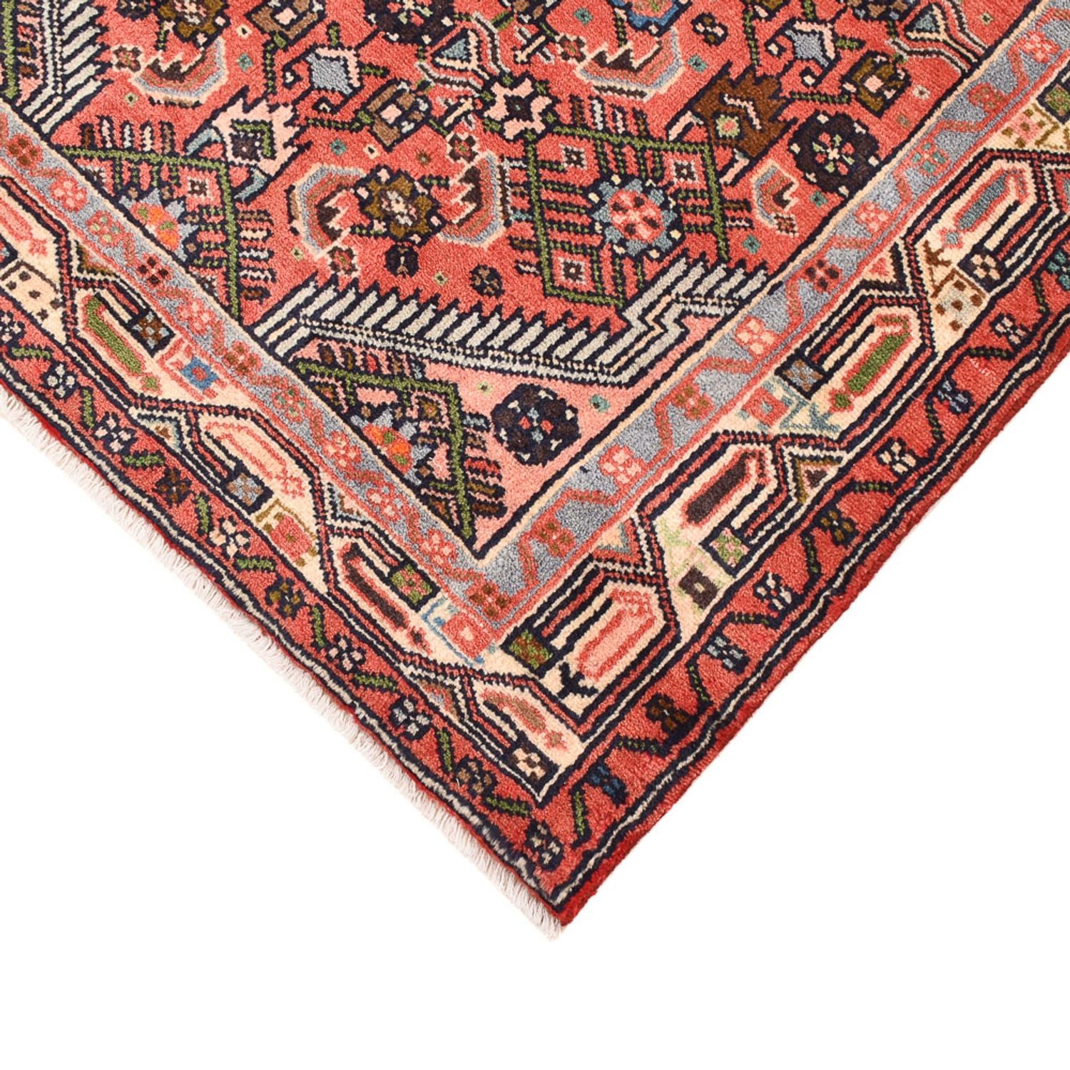 Alfombra de pasillo Alfombra persa - Nómada - 202 x 92 cm - rojo claro