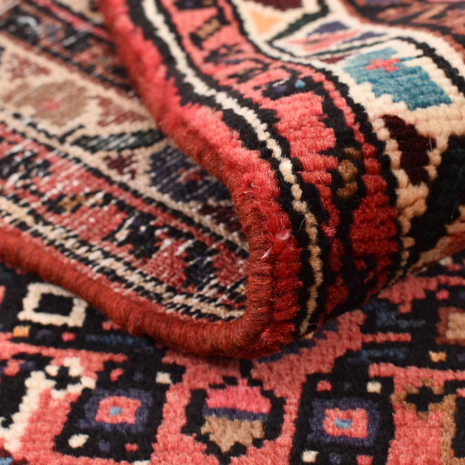 Alfombra de pasillo Alfombra persa - Nómada - 200 x 73 cm - rojo claro