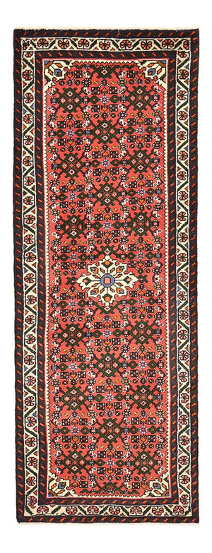 Alfombra de pasillo Alfombra persa - Nómada - 193 x 69 cm - rojo claro