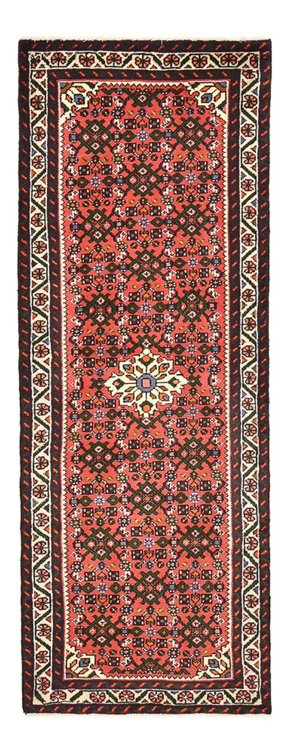 Alfombra de pasillo Alfombra persa - Nómada - 193 x 69 cm - rojo claro