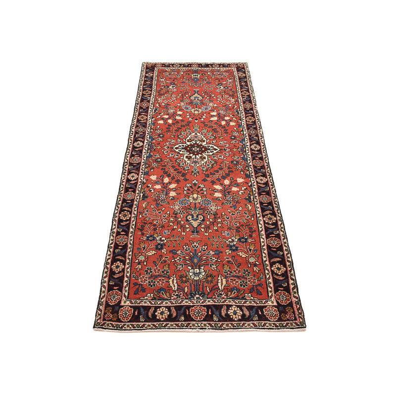 Alfombra de pasillo Alfombra persa - Nómada - 257 x 84 cm - rojo claro