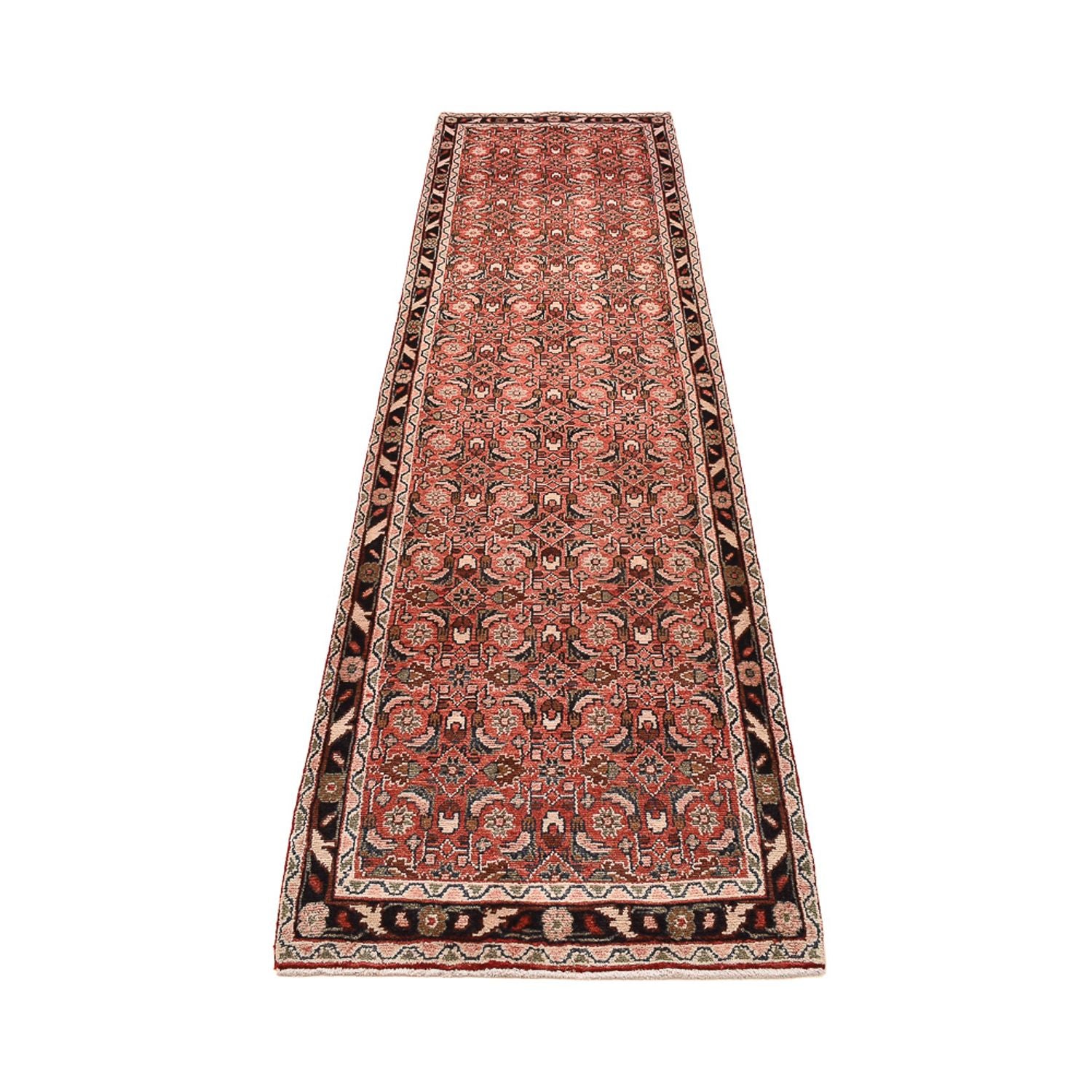 Alfombra de pasillo Alfombra persa - Clásica - 315 x 88 cm - rojo claro