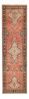Alfombra de pasillo Alfombra persa - Nómada - 433 x 118 cm - rojo claro