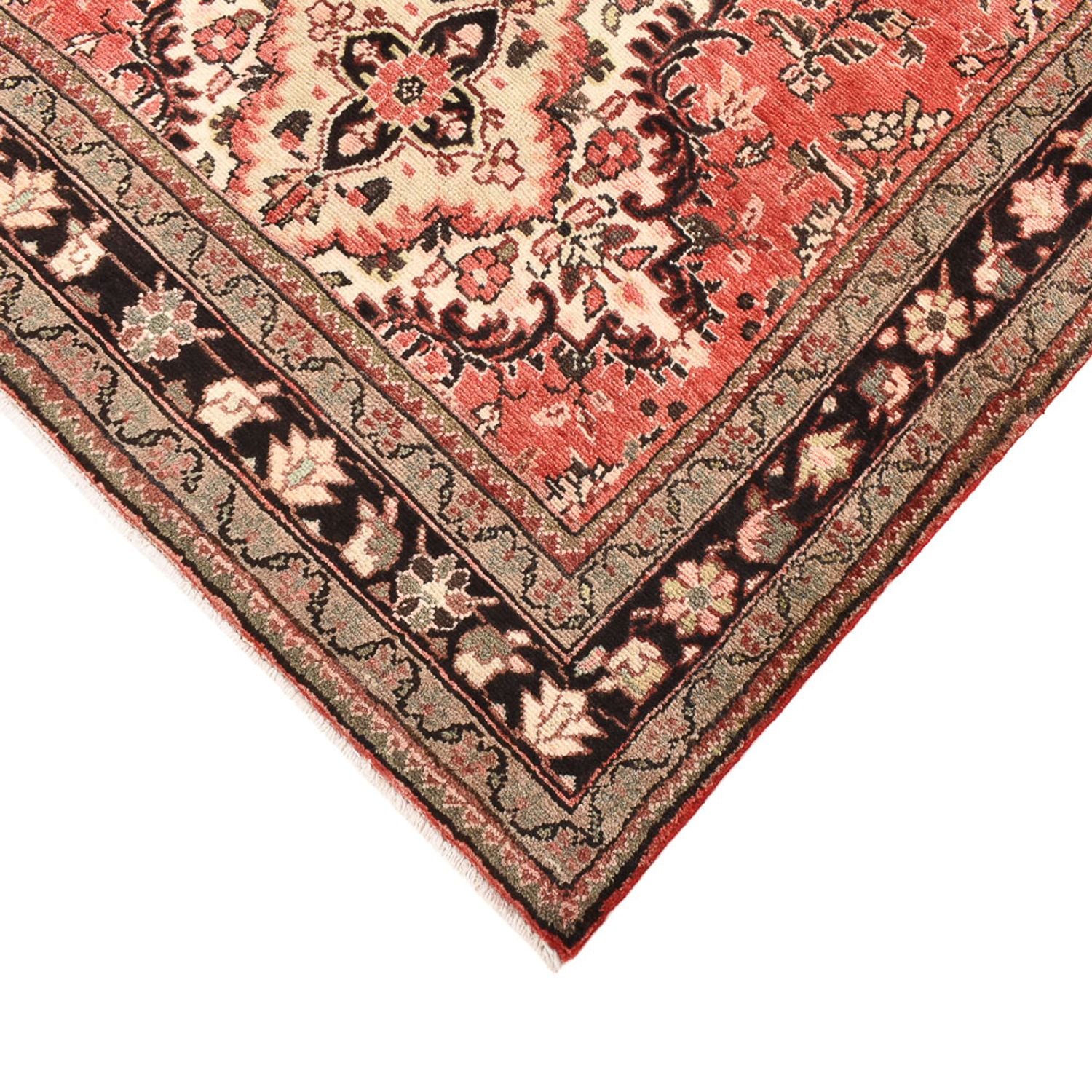 Alfombra de pasillo Alfombra persa - Nómada - 433 x 118 cm - rojo claro