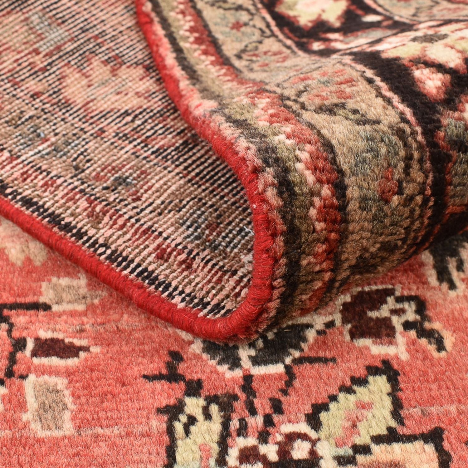 Alfombra de pasillo Alfombra persa - Nómada - 433 x 118 cm - rojo claro