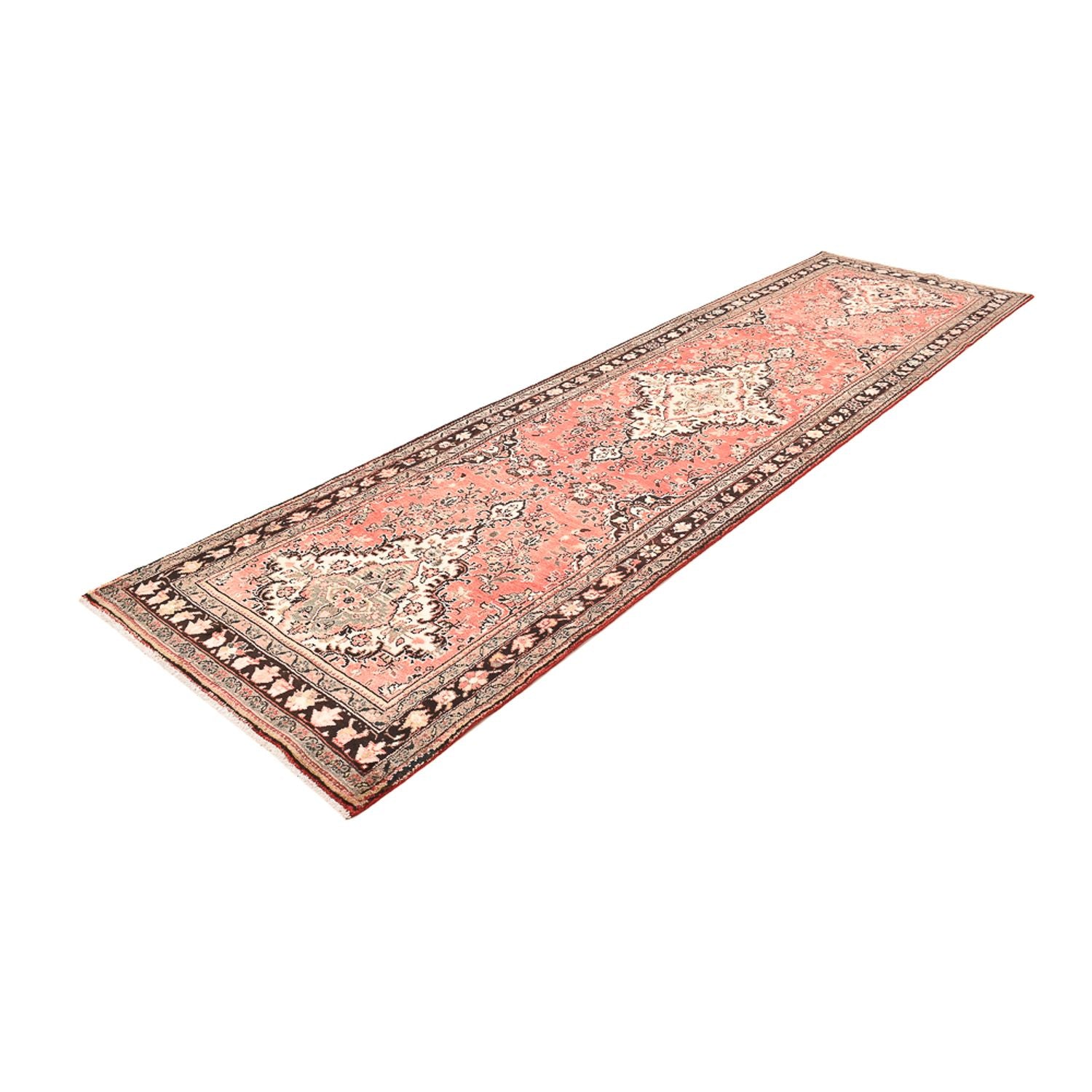 Alfombra de pasillo Alfombra persa - Nómada - 433 x 118 cm - rojo claro
