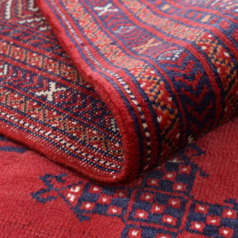 Alfombra Turkaman - 339 x 255 cm - rojo