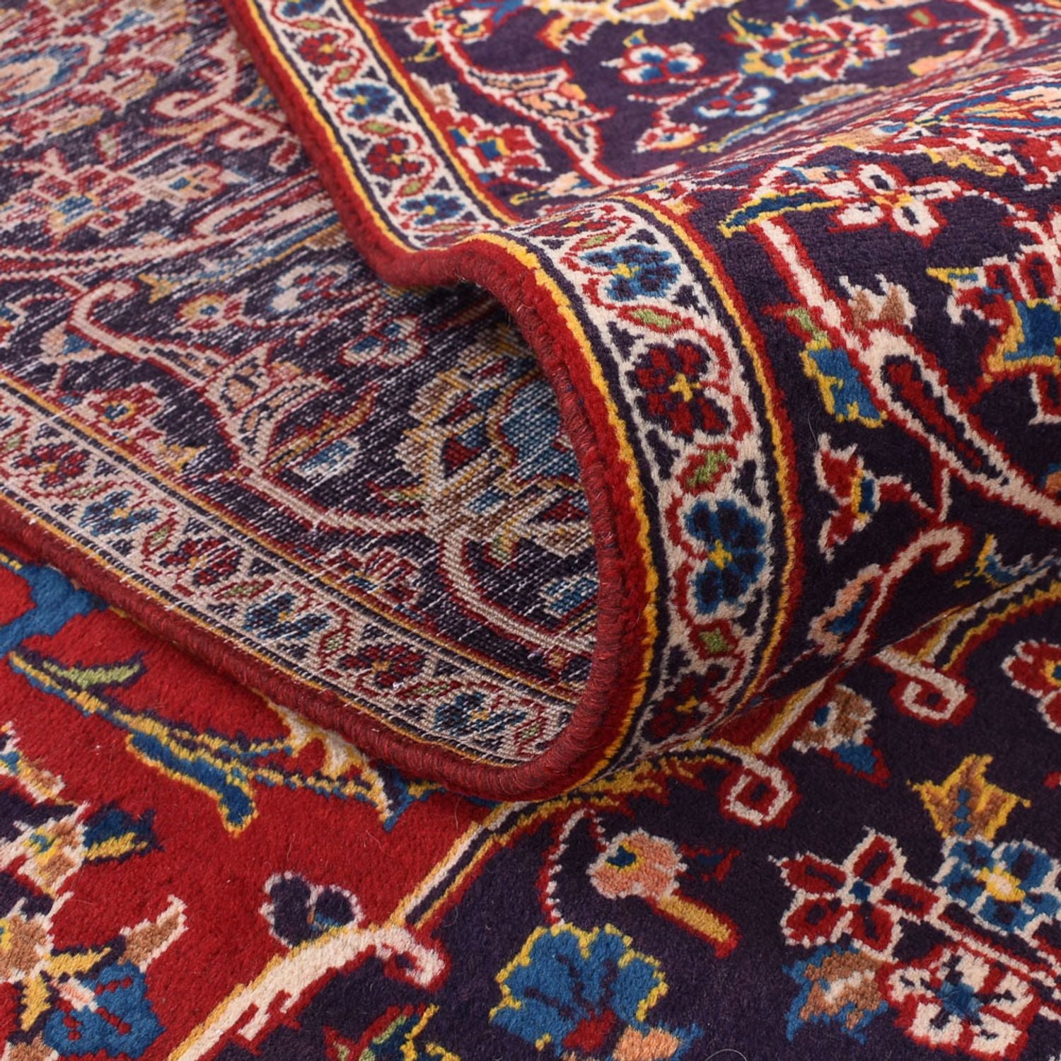 Alfombra persa - Keshan - 405 x 275 cm - rojo