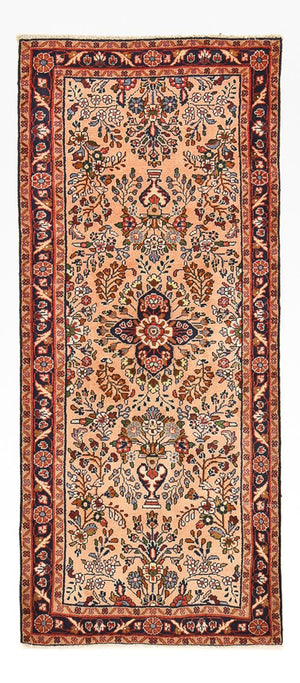 Alfombra de pasillo Alfombra persa - Nómada - 204 x 89 cm - beige