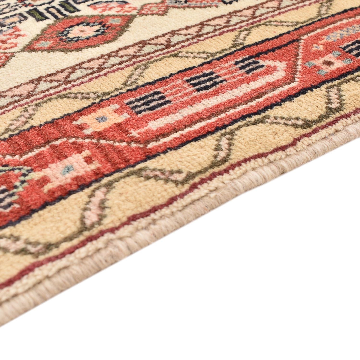 Alfombra de pasillo Alfombra persa - Nómada - 227 x 80 cm - beige