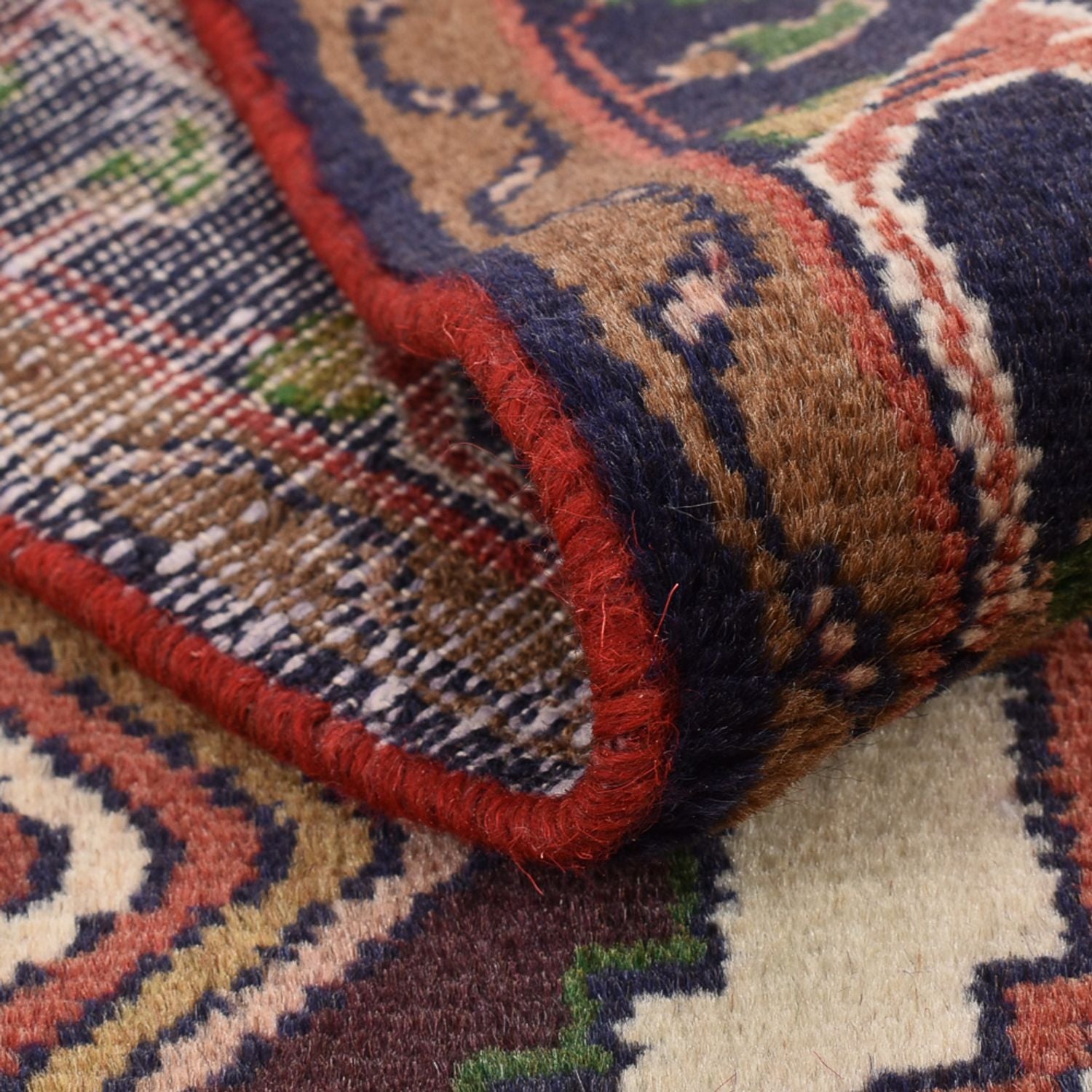 Alfombra de pasillo Alfombra persa - Nómada - 277 x 78 cm - beige oscuro