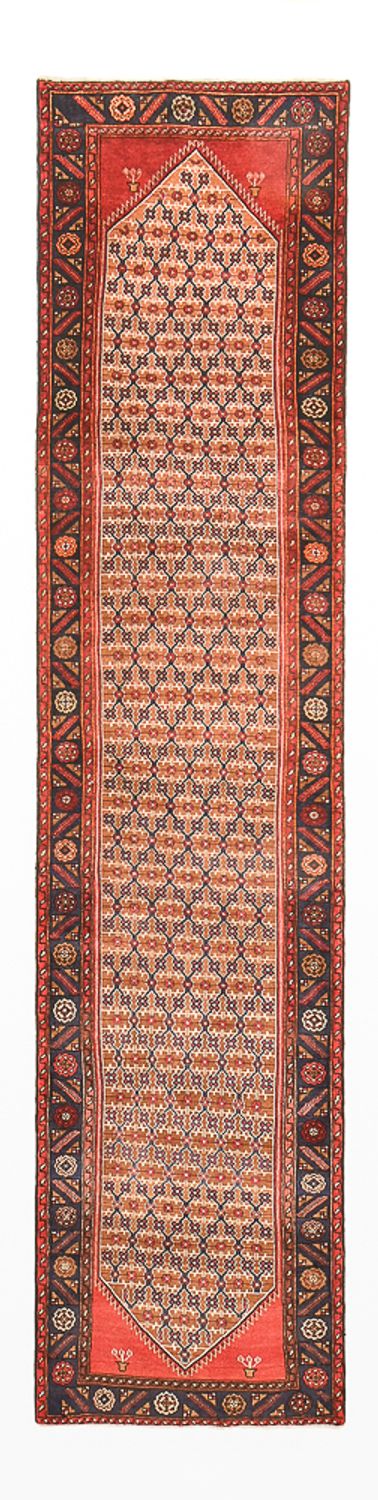 Alfombra de pasillo Alfombra persa - Nómada - 393 x 90 cm - rojo claro