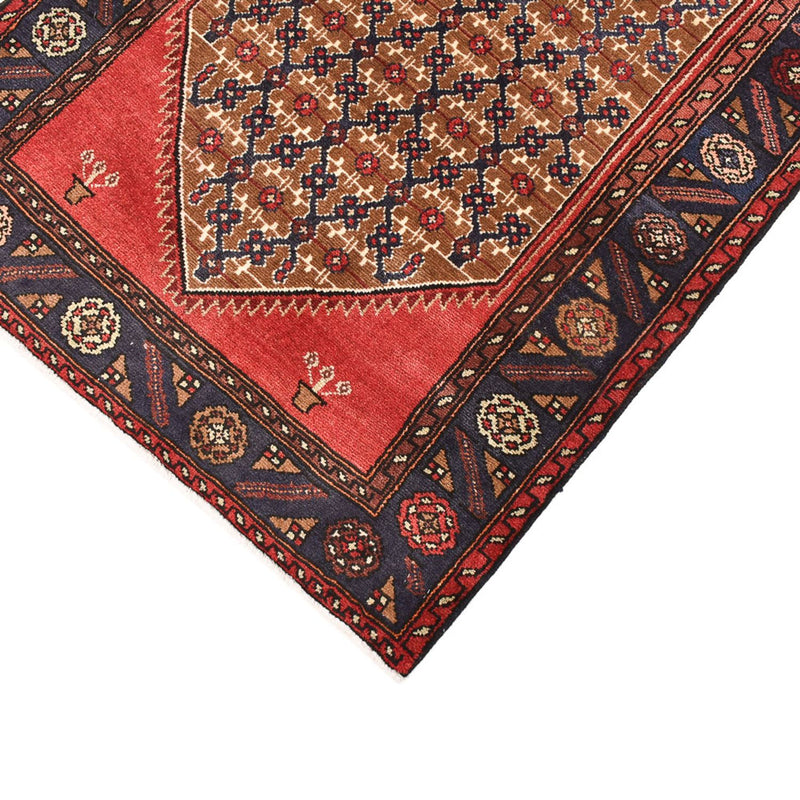 Alfombra de pasillo Alfombra persa - Nómada - 393 x 90 cm - rojo claro