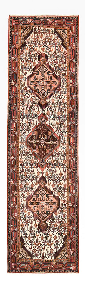 Alfombra de pasillo Alfombra persa - Nómada - 300 x 85 cm - beige