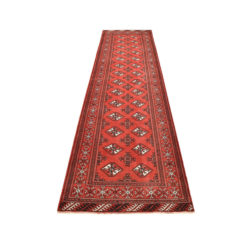 Alfombra de pasillo Alfombra Turkaman - 376 x 98 cm - rojo