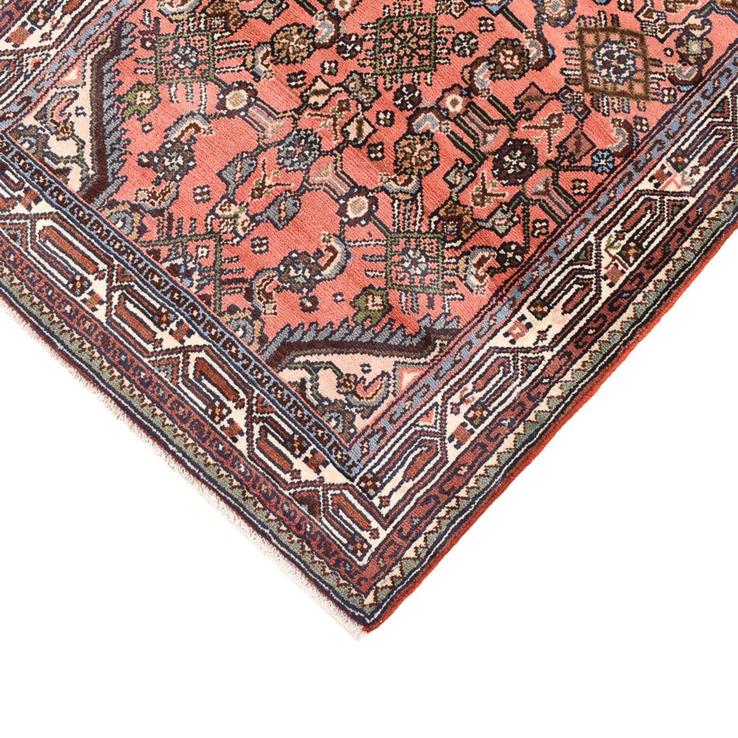 Alfombra de pasillo Alfombra persa - Nómada - 205 x 79 cm - rojo claro