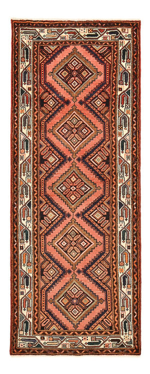 Alfombra de pasillo Alfombra persa - Nómada - 224 x 86 cm - rojo claro