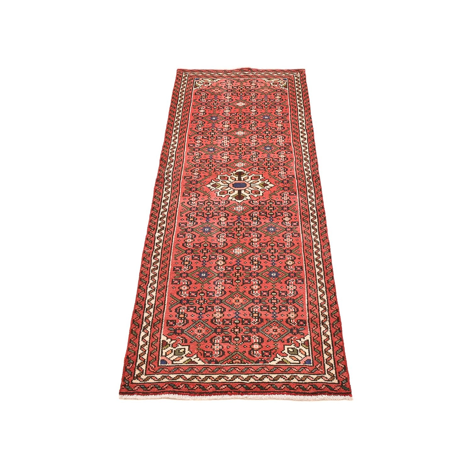 Alfombra de pasillo Alfombra persa - Nómada - 196 x 63 cm - rojo claro
