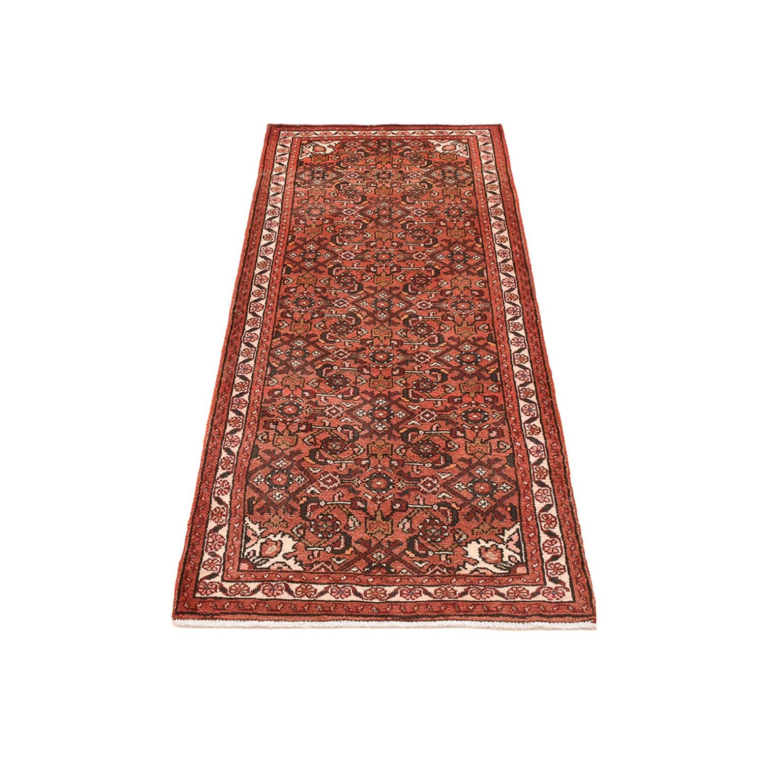 Alfombra de pasillo Alfombra persa - Nómada - 185 x 73 cm - rojo claro