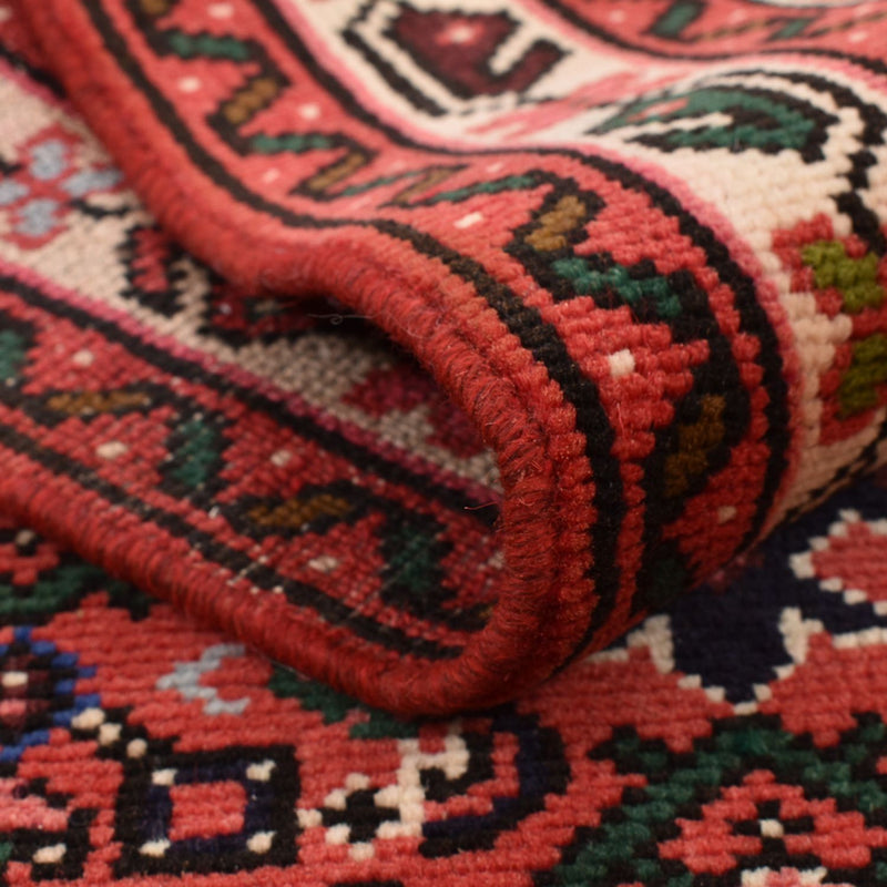 Alfombra de pasillo Alfombra persa - Nómada - 196 x 68 cm - rojo claro