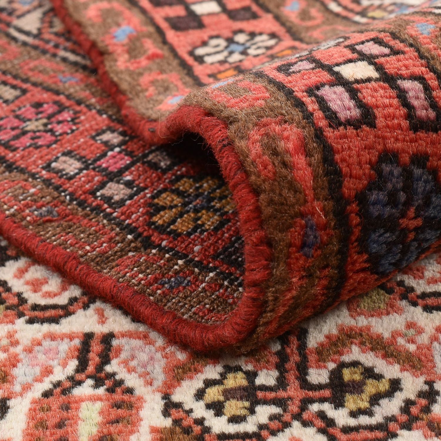 Alfombra de pasillo Alfombra persa - Nómada - 186 x 71 cm - rojo claro