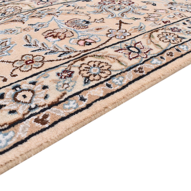 Alfombra Persa - Nain - Real - 356 x 251 cm - azul oscuro