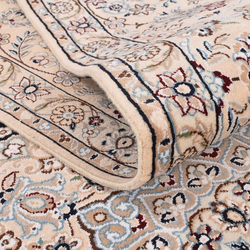 Alfombra Persa - Nain - Real - 356 x 251 cm - azul oscuro