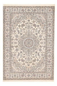 Alfombra Persa - Nain - Real - 310 x 213 cm - blanco