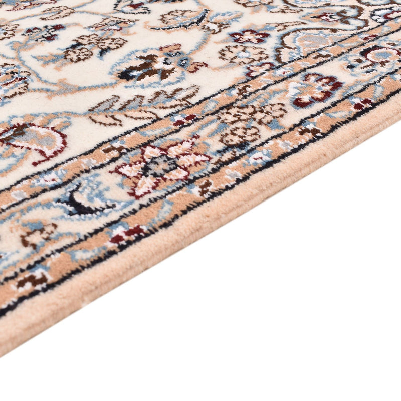 Alfombra de pasillo Alfombra Persa - Nain - Real - 219 x 70 cm - blanco