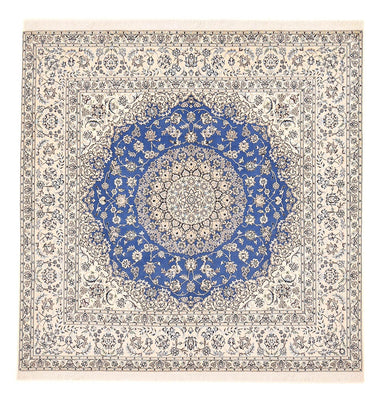 Alfombra Persa - Nain - Prima cuadrado  - 246 x 253 cm - azul