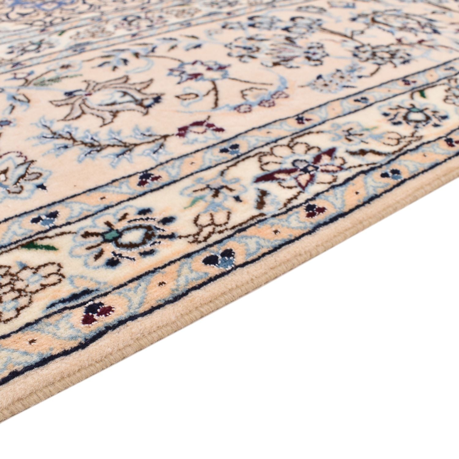 Alfombra Persa - Nain - Prima cuadrado  - 246 x 253 cm - azul