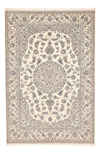 Alfombra Persa - Nain - Real - 312 x 210 cm - blanco