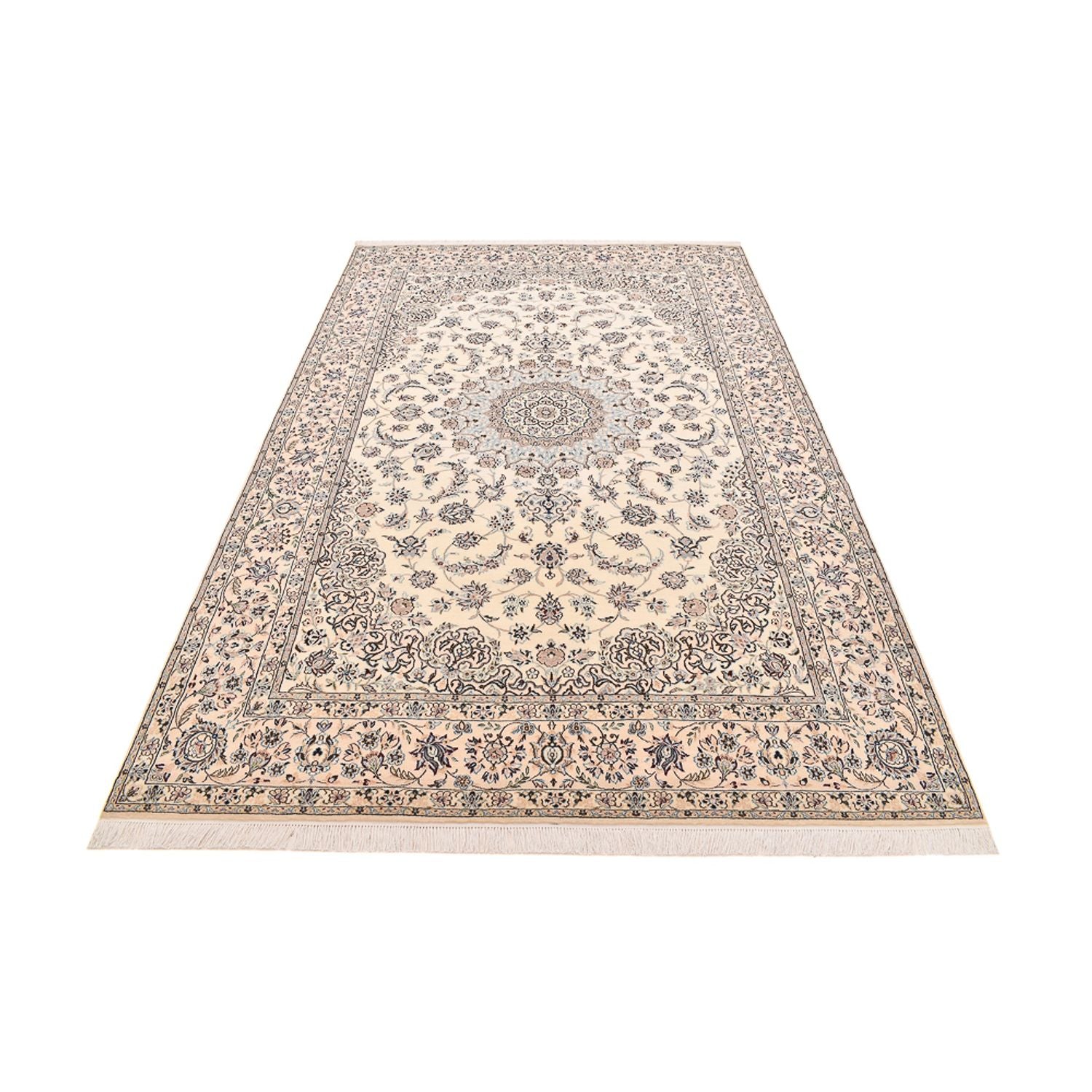 Alfombra Persa - Nain - Real - 322 x 208 cm - blanco