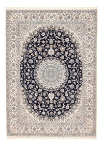 Alfombra Persa - Nain - Prima - 358 x 259 cm - azul oscuro