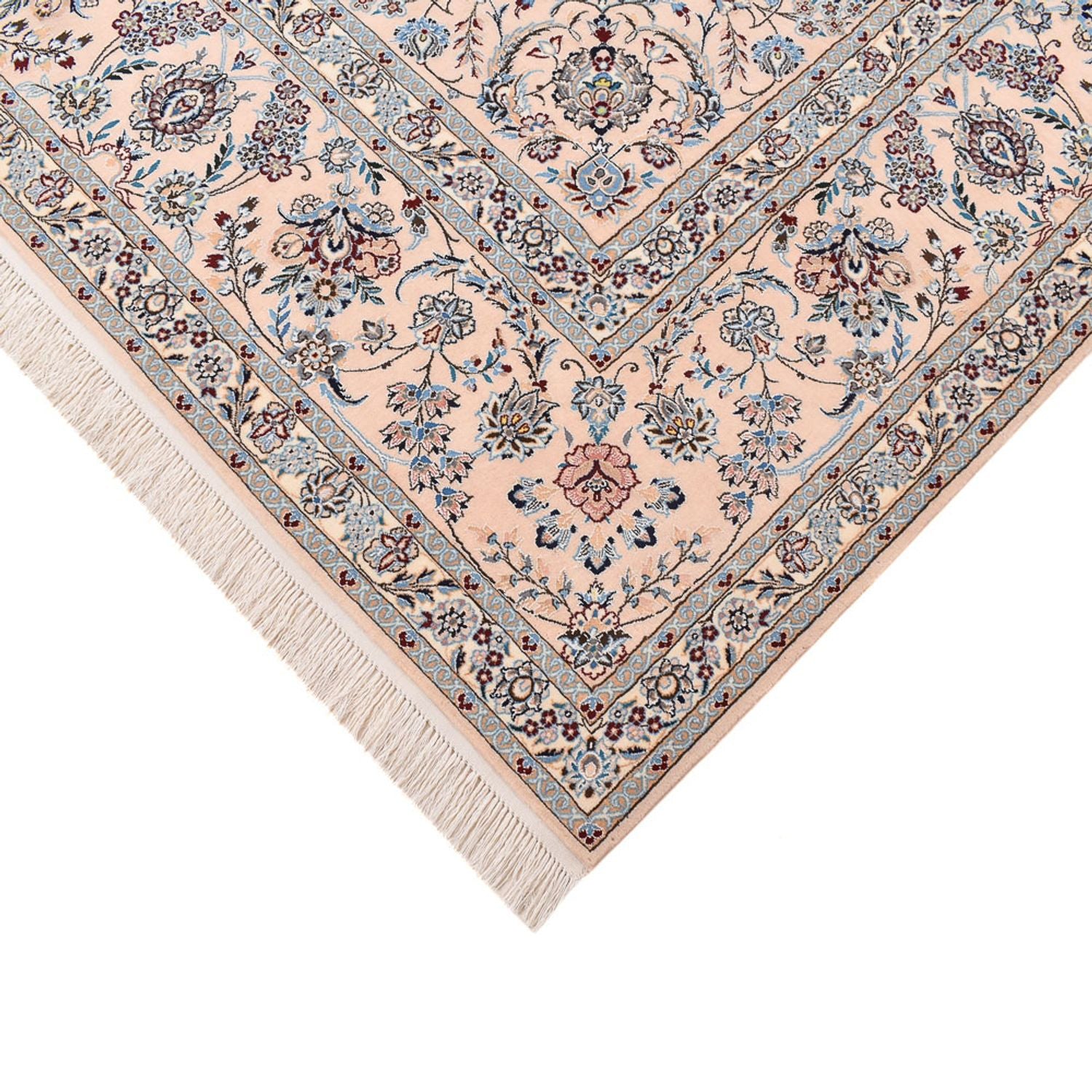 Alfombra Persa - Nain - Prima - 358 x 259 cm - azul oscuro