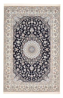 Alfombra Persa - Nain - Prima - 313 x 213 cm - azul oscuro