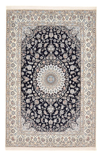 Alfombra Persa - Nain - Prima - 313 x 213 cm - azul oscuro