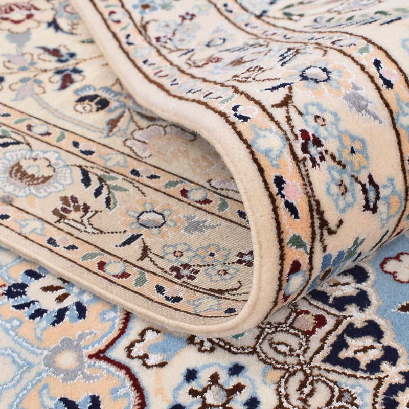 Alfombra Persa - Nain - Prima - 313 x 213 cm - azul oscuro