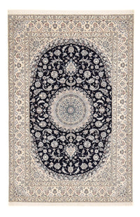 Alfombra Persa - Nain - Prima - 317 x 212 cm - azul oscuro