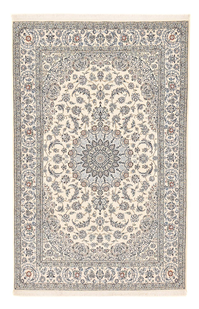 Alfombra Persa - Nain - Real - 305 x 200 cm - blanco
