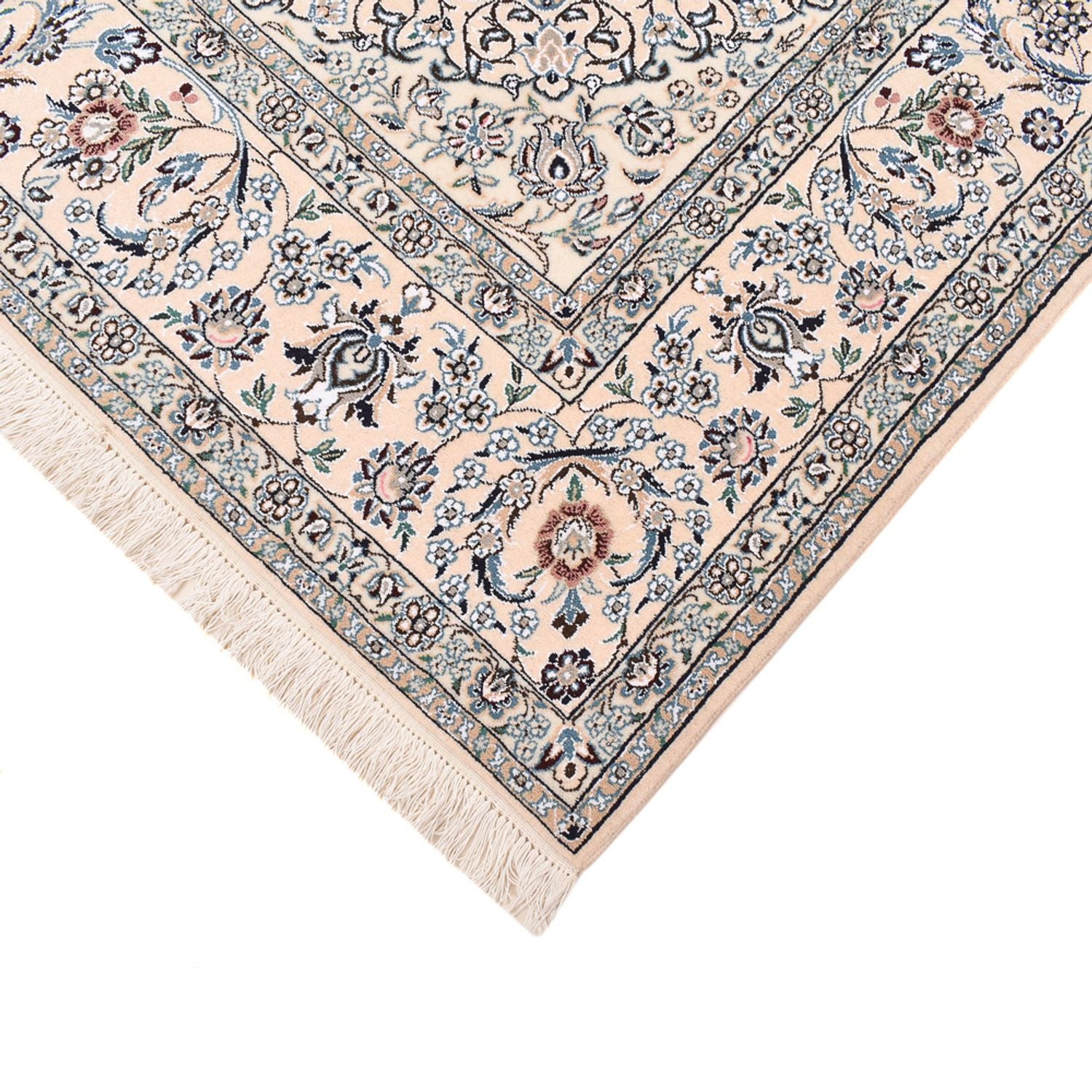 Alfombra Persa - Nain - Real - 305 x 200 cm - blanco
